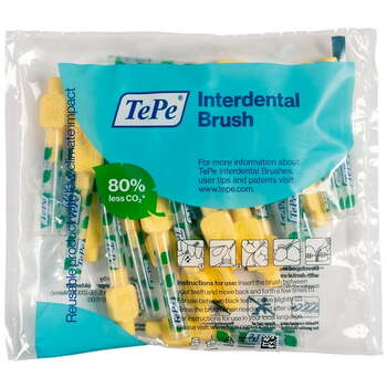 Interdental Brush Extra Soft ( 0,7 mm žlutá 25 ks ) - Velmi jemné mezizubní kartáčky 
